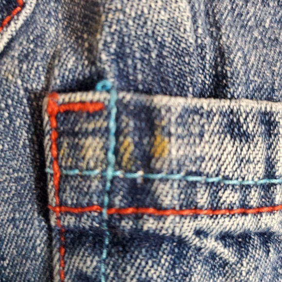 Thomas The Train Tank Engine Jean Denim Stretch Waist Band Shorts Boys 3T - Picture 7 of 11